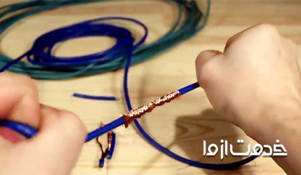 روش صحیح اتصال دو سیم با استفاده از لخت کردن سیم