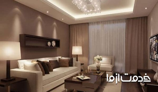 مکمل رنگ کرم در دکوراسیون - ترکیب رنگ کرم با قهوه ای