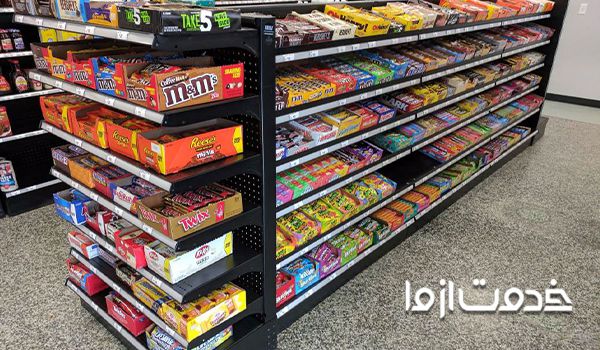 قرار گرفتن اقلام کم مصرف را در ورودی و کنار صندوق