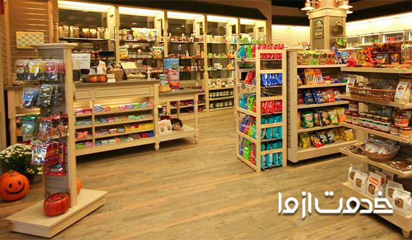 نحوه چیدمان قفسه در سوپر مارکت خلاقیت در سوپر مارکت 