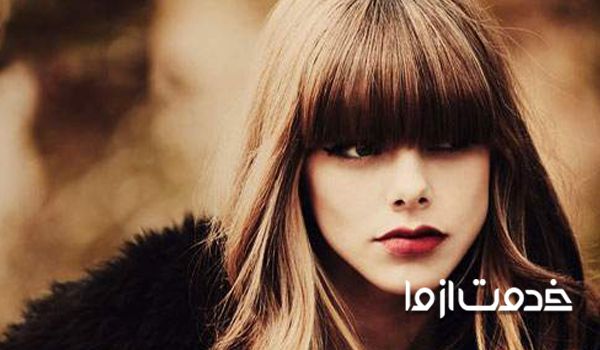 مدل موی چتری برای صورت لاغر