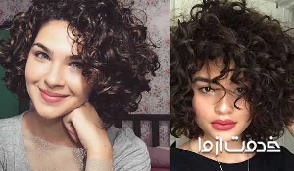 مدل موی چتری برای موهای فر