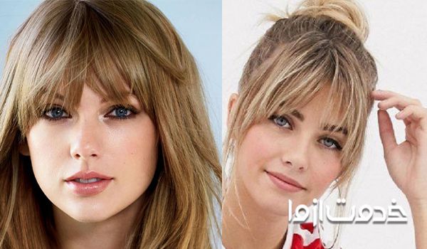 مدل موی چتری جدا شده