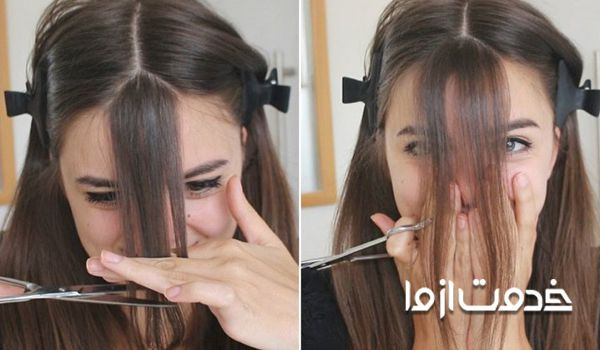 اموزش مدل موی چتری دخترانه