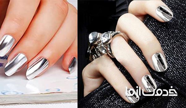 لاک آینه ای - لاک کروم 