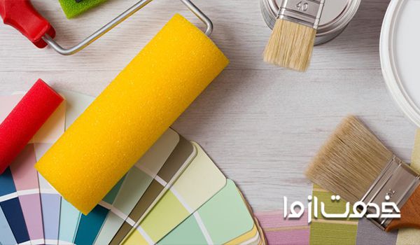 آموزش نقاشی و رنگ آموزی ساختمان با رنگ پلاستیک