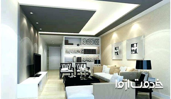 رنگ آمیزی و نقاشی سقف ساختمان - طرح رنگ کناف سقف