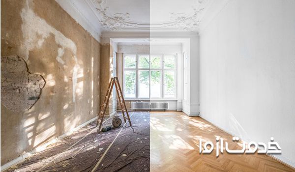 زیرسازی نقاشی ساختمان - نحوه بتونه کاری دیوار
