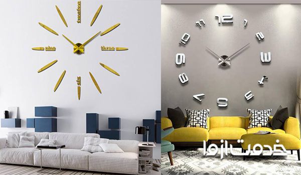 نمونه تزیین و دکوراسیون دیوار در منزل