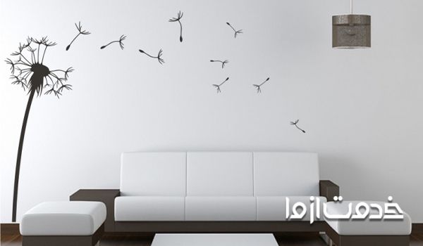 ایده تزیین دیوار با نقاشی دیواری ساده و جذاب