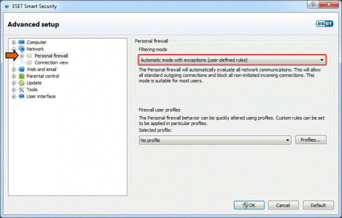 محدود کردن دسترسی برنامه ها 