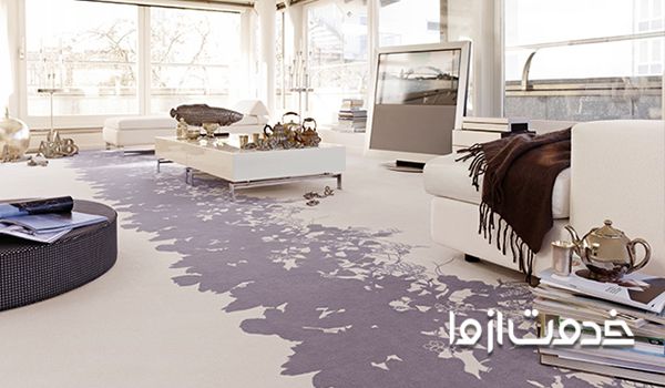 انواع موکت طرح دار