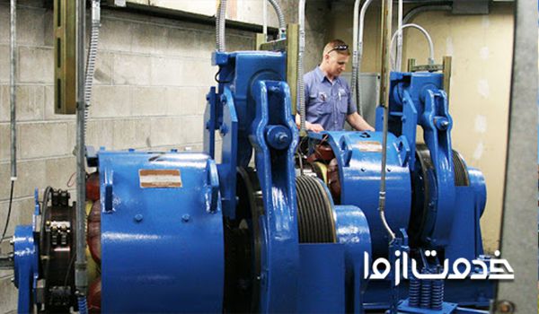 علت روغن ریزی موتور آسانسور