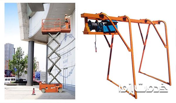 انواع بالابر و کاربرد آن ها - انواع بالابر ساختمانی