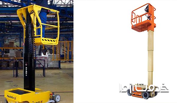 انواع بالابر ساختمانی -بالابرهای عمودبر