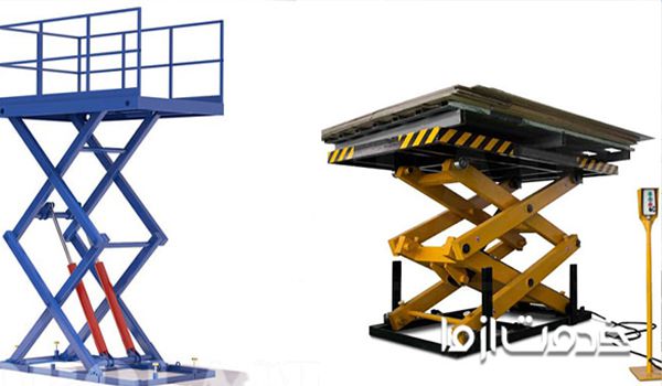 انواع بالابر و کاربرد آن ها - بالابرهای آکاردئونی ثابت