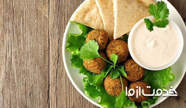 طرز تهیه فلافل ساندویچی