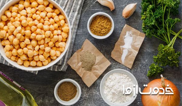 طرز پخت فلافل ترد