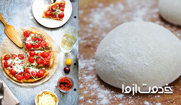 دستور تهیه خمیر پیتزا با شیر