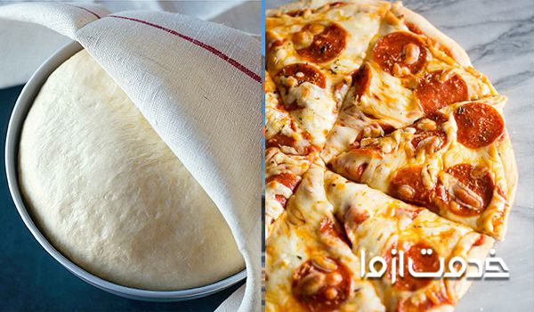 طرز تهیه خمیر پیتزا بدون مخمر