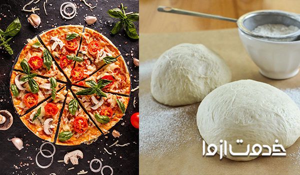 طرز تهیه خمیر پیتزا نازک