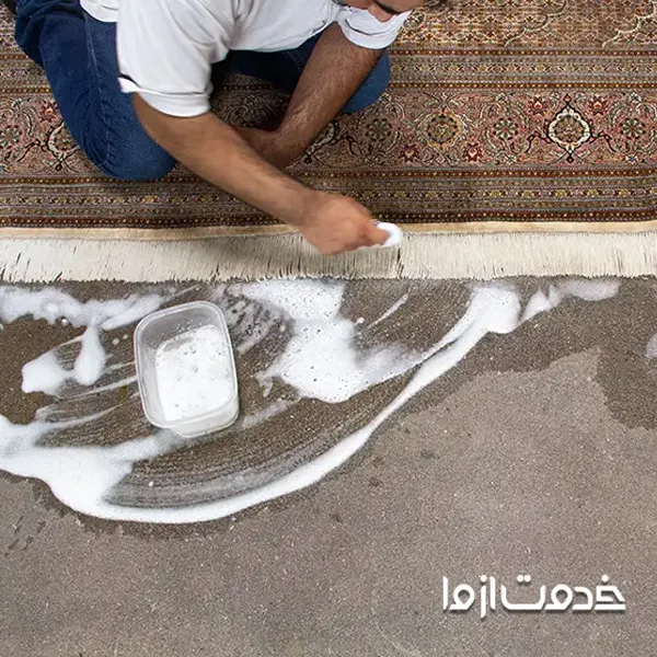 ریشه های فرش را چگونه تمیز کنیم	