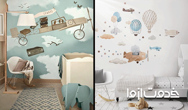 نقاشی اتاق خواب کودک