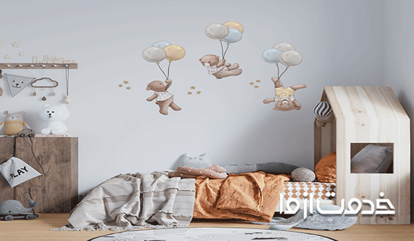 رنگ آمیزی اتاق کودک