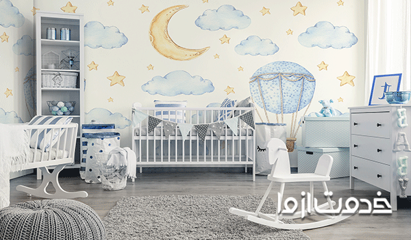 نقاشی اتاق کودک ساده