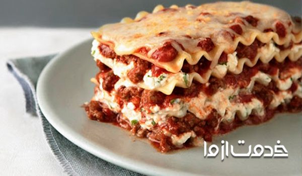 طرز تهیه لازانیا - طرز تهیه لازانیا بدون گوشت