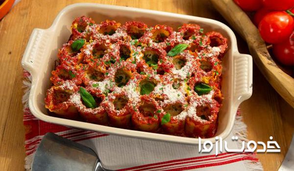 طرز نهیه لازانیا-طرز تهیه لازانیا لقمه ای