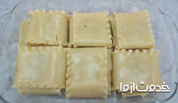 دستور پخت لازانیا لقمه ای