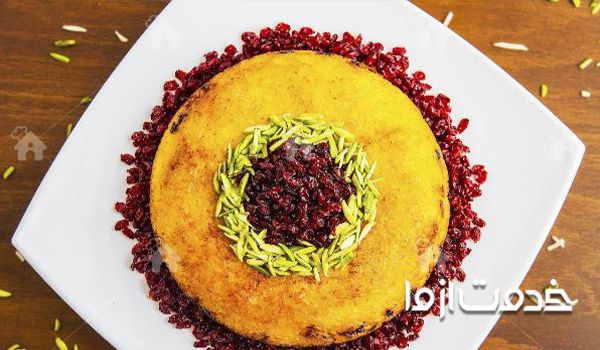 طرز تهیه ته چین مرغ زعفرانی