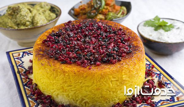 طرز تهیه ته چین مرغ برای تعداد افراد مشخص