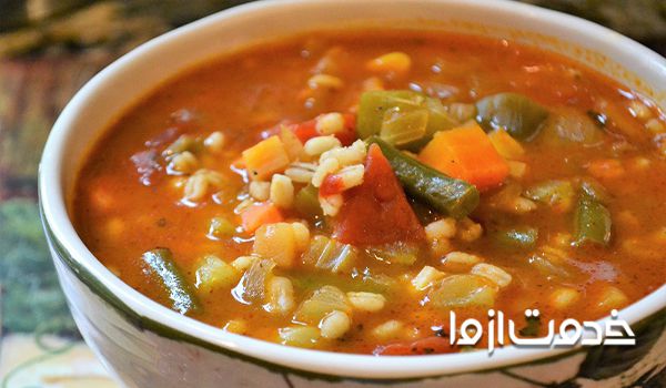 طرز تهیه سوپ جو پوست کنده