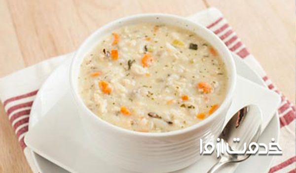 طرز تهیه سوپ جو سفید بدون شیر