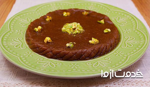 طرز تهیه حلوا خشک مجلسی