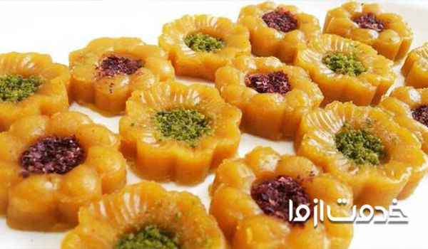 طرز تهیه حلوا مجلسی قالبی