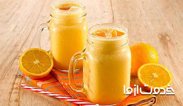 طرز تهیه اسموتی پرتقال
