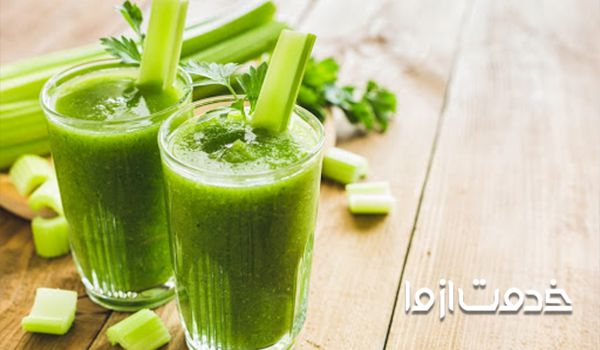 طرز تهیه اسموتی کرفس بری لاغری