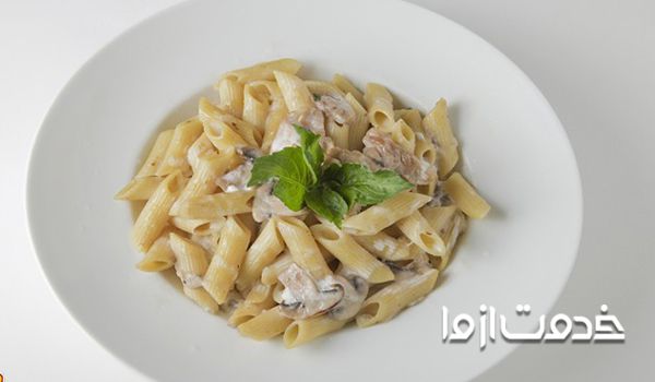 دستور پخت پاستا پنه با شیر