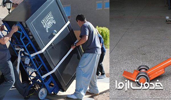 ترفند جابجایی اجسام سنگین با چرخ دستی