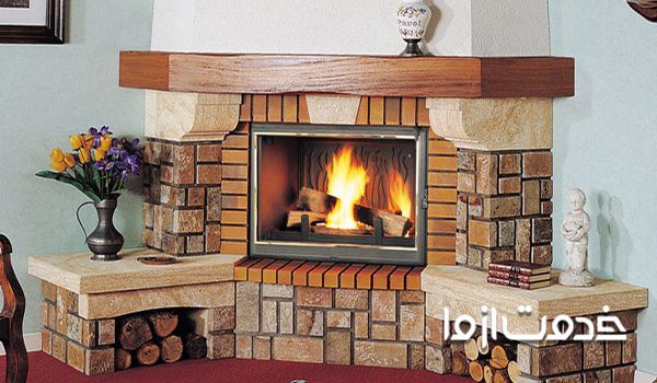 شومینه هیزمی کلاسیک