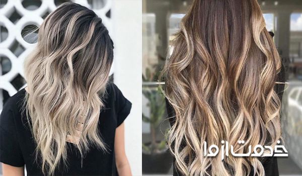 تکنیک آمبره مو