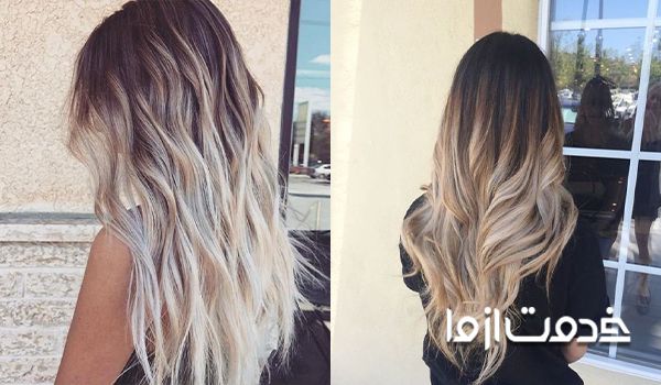 تکنیک آمبره مو چیست؟ ، ترکیب رنگ مو آمبره