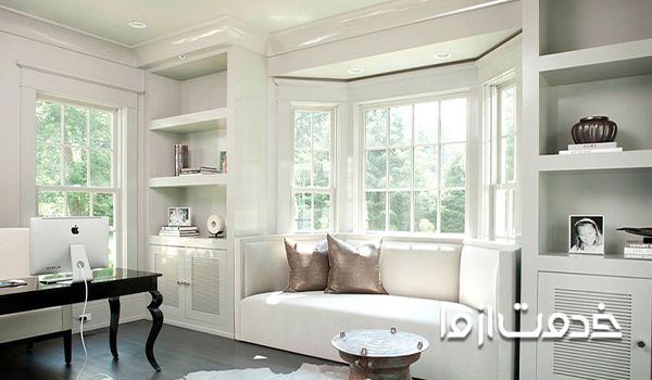 پنجره سه جداره ساده