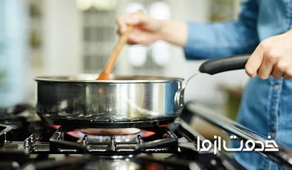 علت روشن نماندن شعله اجاق گاز