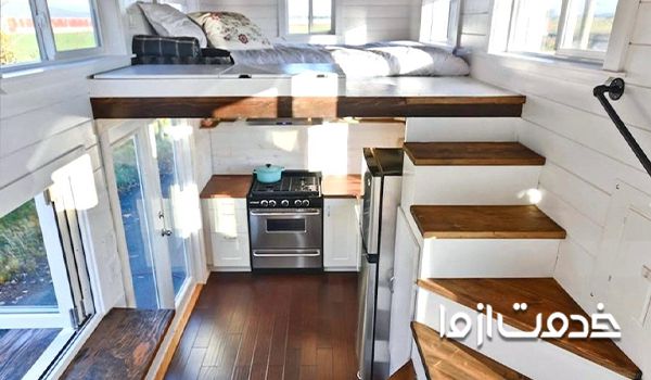 خانه های کوچک لاکچری و دکوراسیون خانه های 40 متری