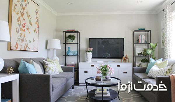 داشتن مبلمان در فضای پذیرایی کوچک