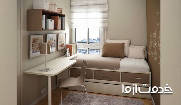 دکوراسیون اتاق خواب خانه کوچک
